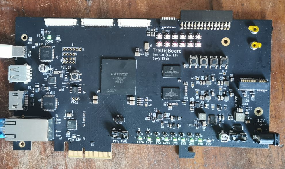 Photo of PCB rev 1.0