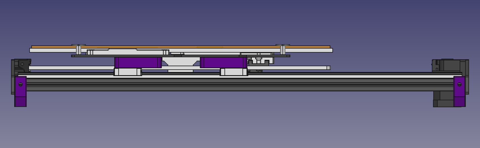 LulzBot TAZ Long Bed Side View